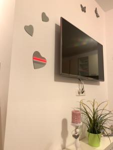 TV a/nebo společenská místnost v ubytování Apartment Futura