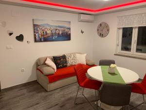 Posezení v ubytování Apartment Futura