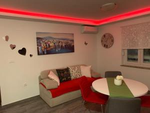 Posezení v ubytování Apartment Futura