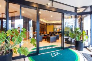 Posezení v ubytování TsukubaNoYu Urban Hotel