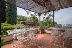 Zahrada ubytování B&B Rosso Baccara