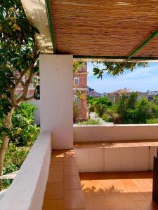 a view from the balcony of a house at Casa Diana Arianna in Lipari