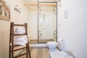 Koupelna v ubytování B&B Rosso Baccara