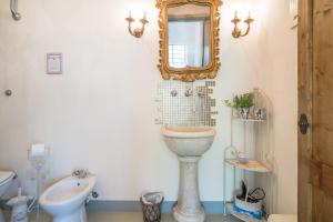 Koupelna v ubytování B&B Rosso Baccara