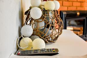 TV a/nebo společenská místnost v ubytování Atpūtas vieta Brāļtīrumi