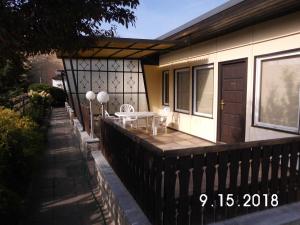 Balkoni atau teres di Bungalow, Nähe Ilsenburg und Wernigerode