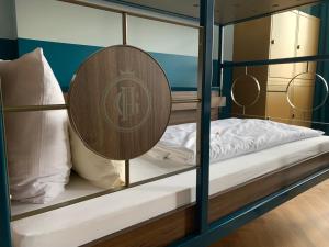Cama ou camas em um quarto em Grand Hostel Berlin Classic