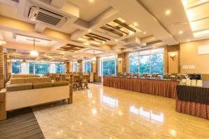 Hotel Sarathi餐厅或其他用餐的地方