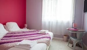Postel nebo postele na pokoji v ubytování MOODz HOTEL VIENNE