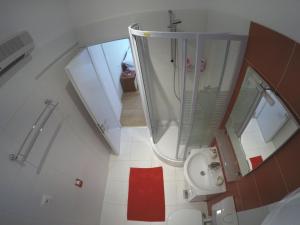 Koupelna v ubytování Rooms Gero