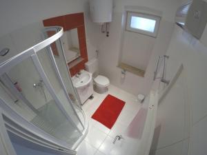 Koupelna v ubytování Rooms Gero