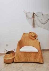 Ένα ή περισσότερα κρεβάτια σε δωμάτιο στο Apartman Eli Smokvica