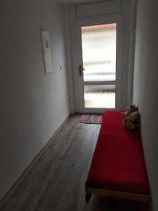 Voodi või voodid majutusasutuse Apartmány U splavu toas