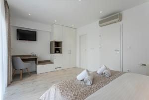 Postel nebo postele na pokoji v ubytování Pansion Casa