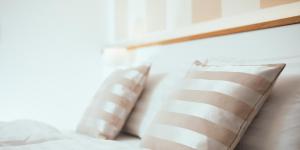 Postel nebo postele na pokoji v ubytování Pension Auszeit Velden