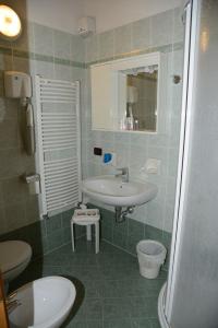 Koupelna v ubytování Albergo Ristorante Alle Codole
