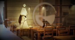 Reštaurácia alebo iné gastronomické zariadenie v ubytovaní Penzion U Křížku
