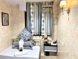 Χώρος καθιστικού στο Super Guest House