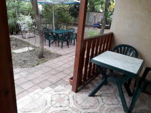 A patio or other outdoor area at Villas Chinara