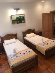 Postel nebo postele na pokoji v ubytování Casa Nursil