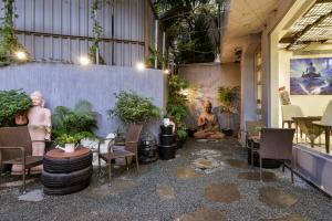 Χώρος καθιστικού στο Dragonfly Hotel - The Art Hotel