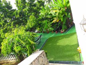 Zahrada ubytování Hibiscus House Seychelles Self Catering