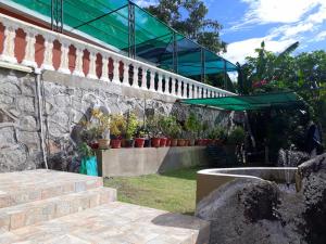 Zahrada ubytování Hibiscus House Seychelles Self Catering