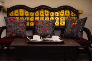 Hotel Vamdev Fort的休息区