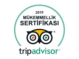Certifikát, hodnocení, plakát nebo jiný dokument vystavený v ubytování Efeler Hotel