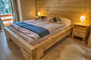 Letto o letti in una camera di Zruby Pod Chopkom
