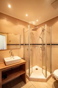 Koupelna v ubytování Hotel Mosella