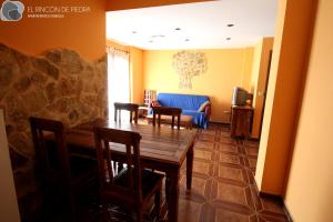 A seating area at El Rincon de Piedra