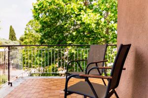 Balkon lub taras w obiekcie Roma Talenti Fucini B&B