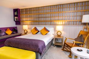 Łóżko lub łóżka w pokoju w obiekcie Hotel Doolin