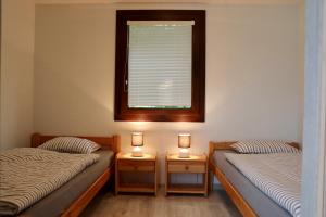 Holiday houses BARCA客房内的一张或多张床位