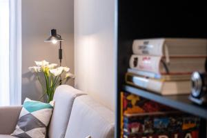 Posezení v ubytování Apartamento de diseño centrico con terraza espectacular