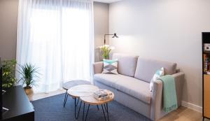 Posezení v ubytování Apartamento de diseño centrico con terraza espectacular