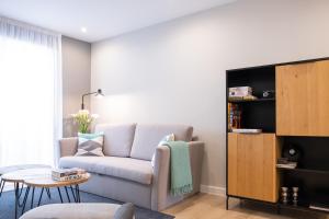 Posezení v ubytování Apartamento de diseño centrico con terraza espectacular