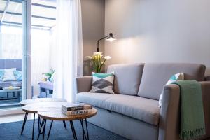 Posezení v ubytování Apartamento de diseño centrico con terraza espectacular