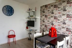 TV a/nebo společenská místnost v ubytování Apartman ZTC
