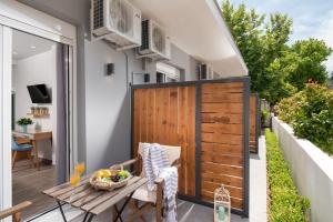 Balkón nebo terasa v ubytování Kochyli Garden Studios