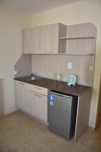 A kitchen or kitchenette at Aparthotel Lucky Family