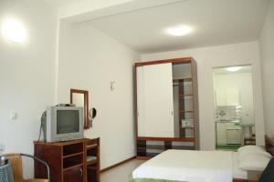 Телевизор и/или развлекательный центр в Hotel Danica