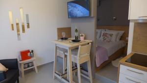 Posteľ alebo postele v izbe v ubytovaní Studio Claudia