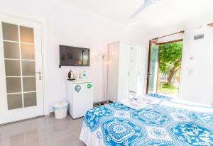 Postel nebo postele na pokoji v ubytování Masal Tatil Evi