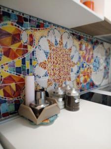 A kitchen or kitchenette at Case Vacanza Le Casette