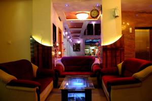 Posezení v ubytování Hotel Kings Kastle