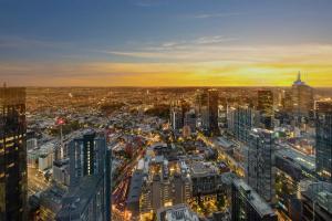Vista generica su Melbourne o vista sulla città dall'interno dell'aparthotel