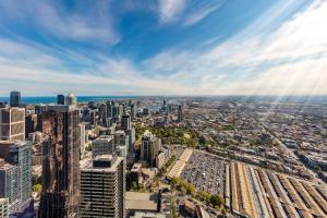 Vista generica su Melbourne o vista sulla città dall'interno dell'aparthotel