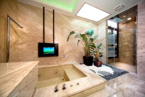 Koupelna v ubytování Yen Jim Boutique Motel